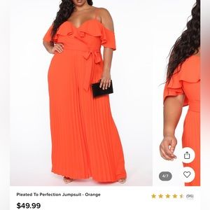 Fashion nova plus jumpsuit